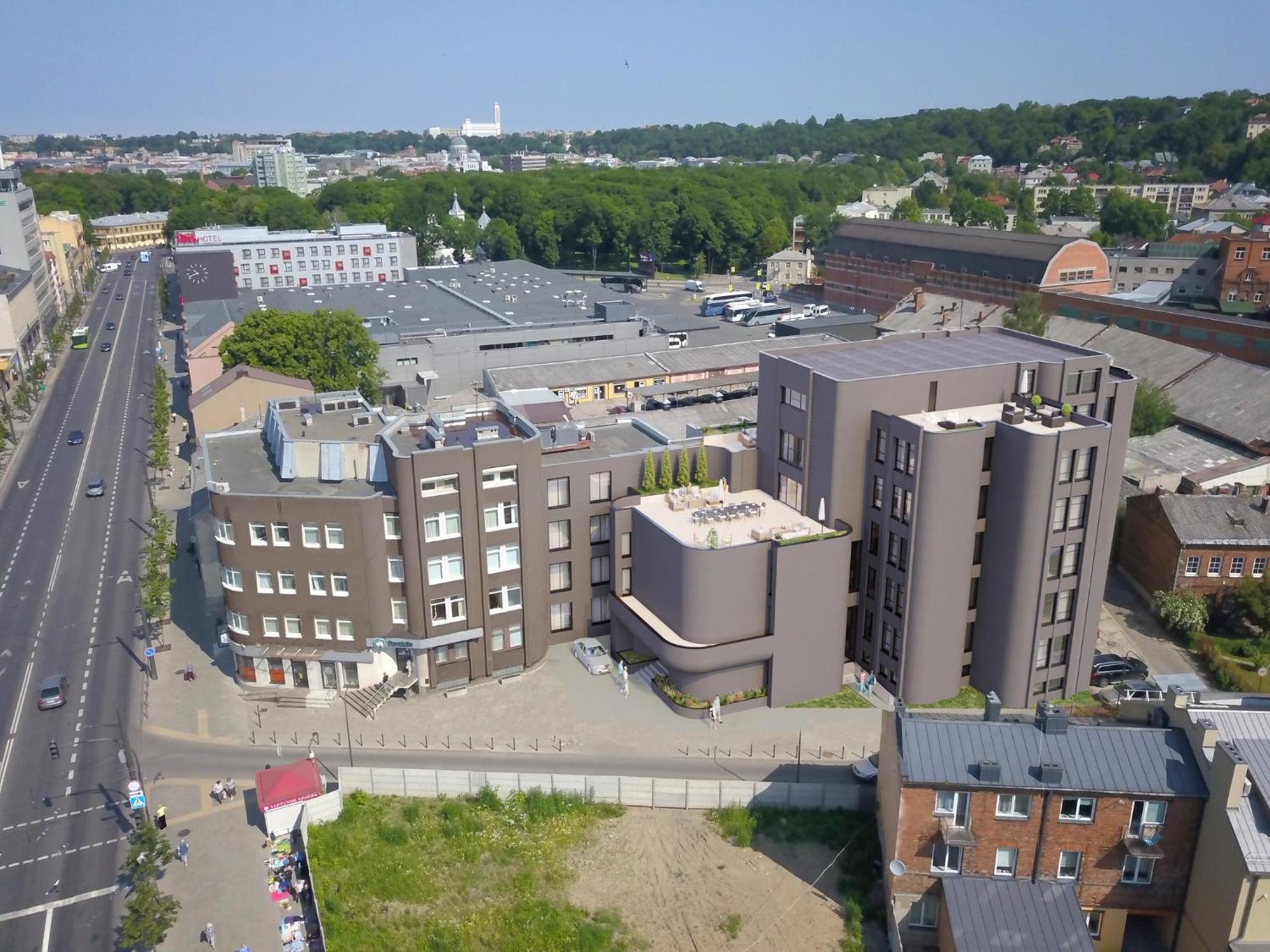 Cosy Panoramic Studio In The Center For 1-2 Pers. Kaunas Exterior foto